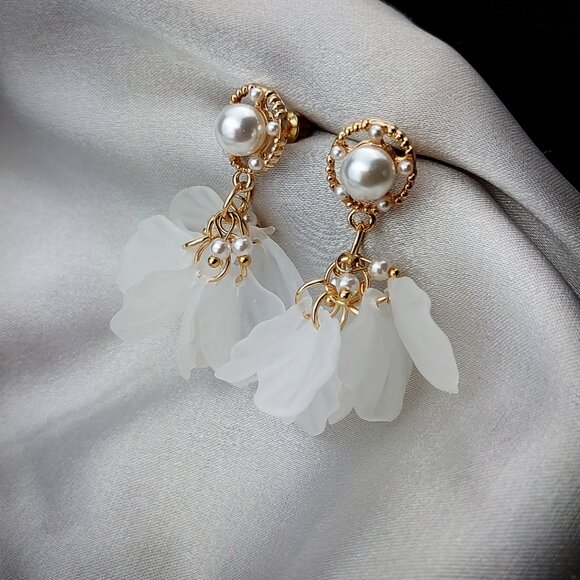 Boho Floral Earrings - 2 - Picture 2 of 2